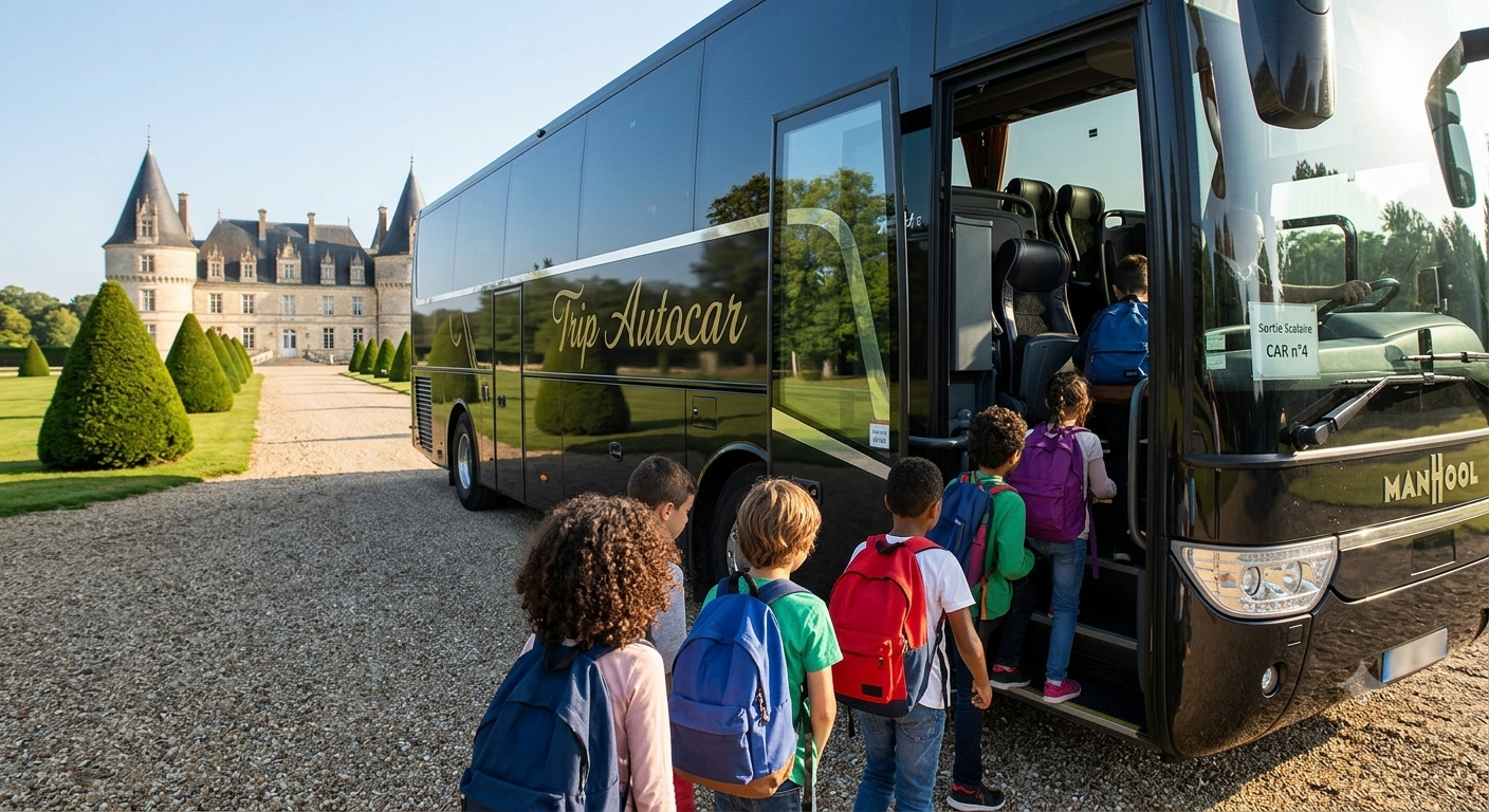 Voyage scolaire en autocar